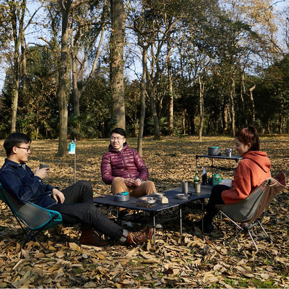 Geometric Folding Table for Outdoor Camping Picnic