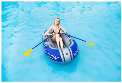 Single Inflatable Kayak PVC Hovercraft Fishing Boat