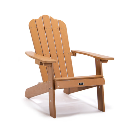 TALE Adirondack Chair Backyard Outdoor Furniture Painted Seating With Cup Holder