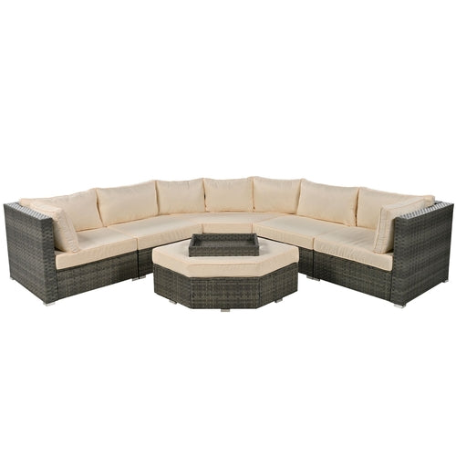 Patio Furniture Set, 6 Piece Outdoor Conversation Set All Weather