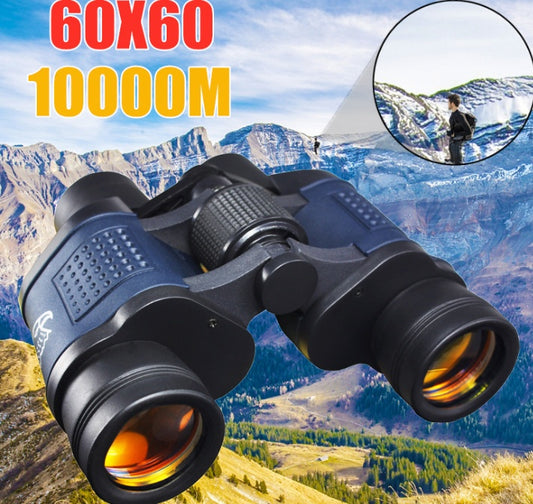 Binoculars 60X60 Powerful Telescope 160000m High Definition For Camping & Hiking Full Optical Glass Low Light Night Vision