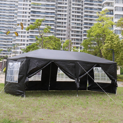 10'x20' Outdoor Party Tent with 6 Removable Sidewalls, Waterproof