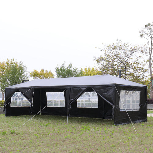 10'x30' Outdoor Party Tent with 8 Removable Sidewalls, Waterproof