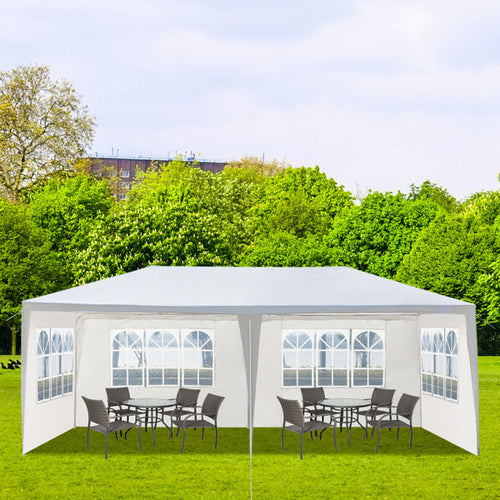 10'X20' Outdoor Party Tent with 4 Removable Sidewalls; Waterproof