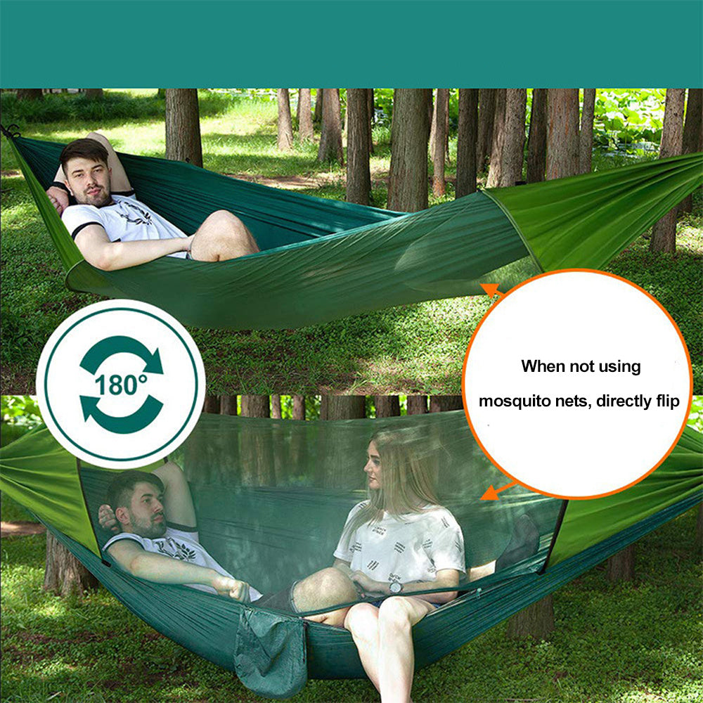 Automatic Quick-opening Mosquito Net Hammock Outdoor Double Camping Hammock